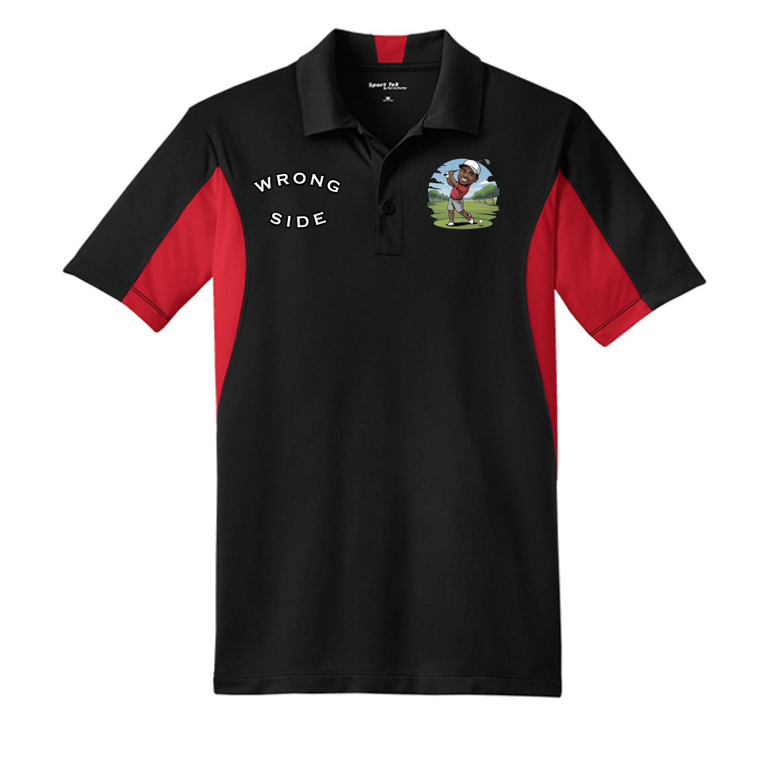 Black/ True Red - FRONT